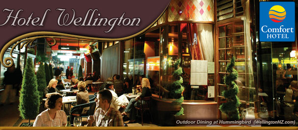 Comfort Hotel Wellington
Outdoor dining in Wellington